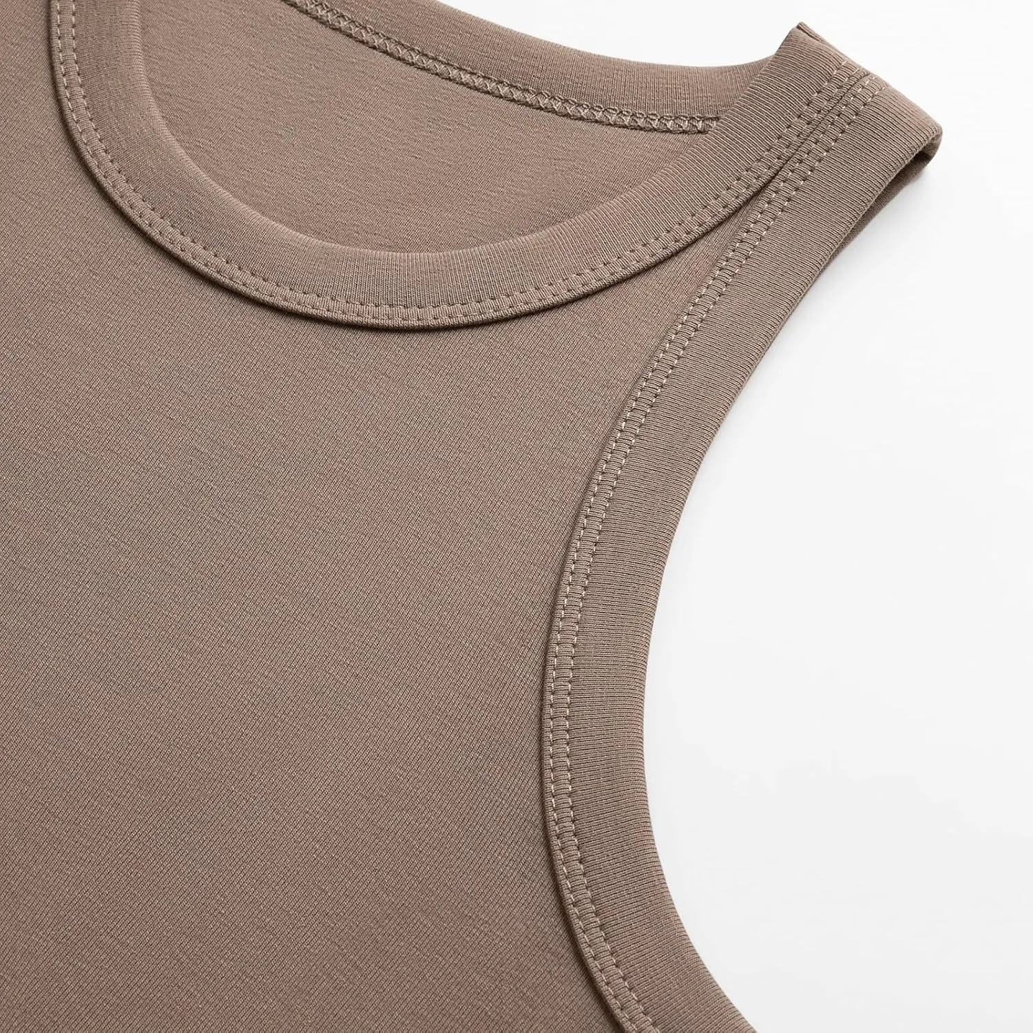 3 Pack Women Sleeveless High Neck Tank Tops Casual Basic Cotton Crop Tops Slim Fit Shirts for Women
