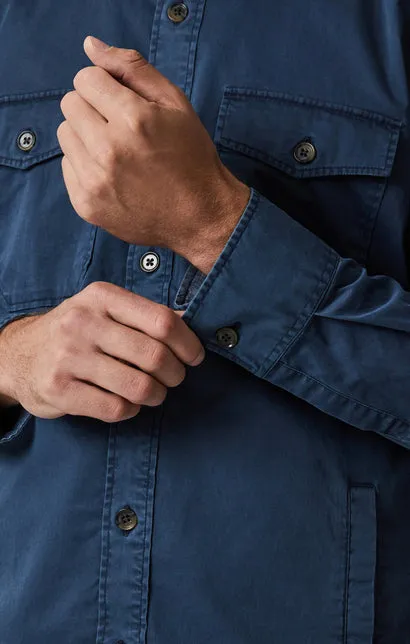34 Heritage Overshirt Dark Blue
