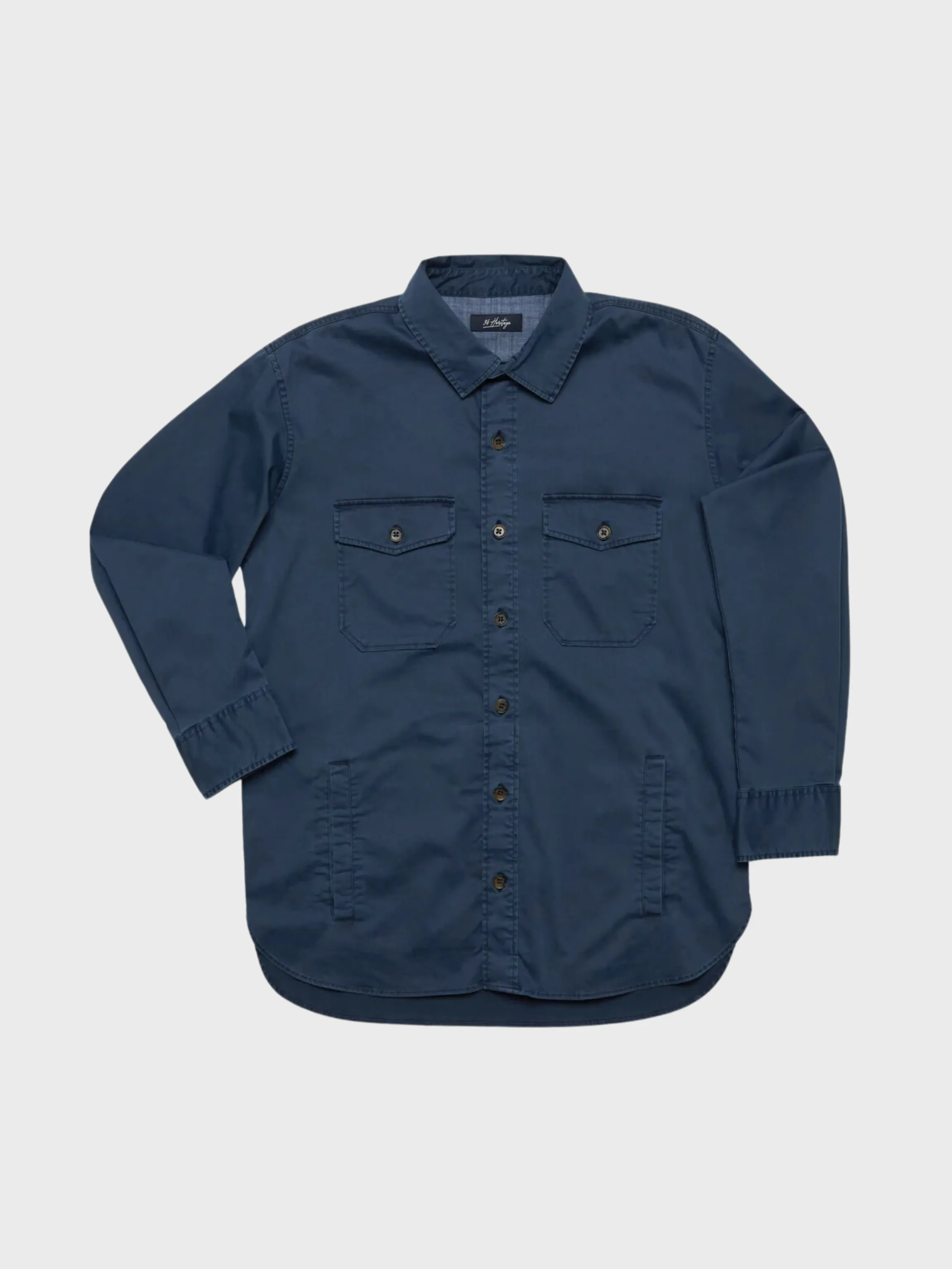 34 Heritage Overshirt Dark Blue