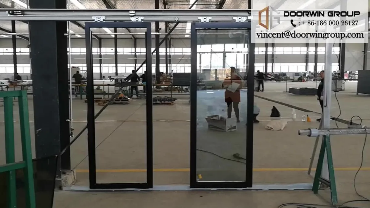 Accordion sliding door and window 70series glass 6063-t5