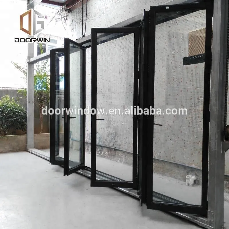 aluminium bi fold window and doors folding doors for bathrooms by Doorwin