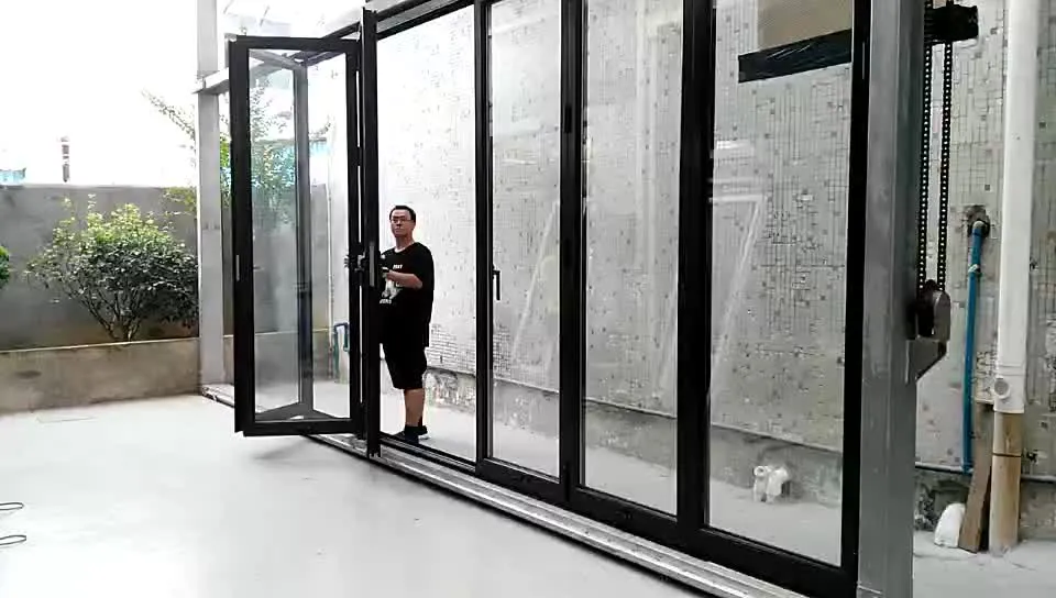 aluminium bi fold window and doors folding doors for bathrooms by Doorwin