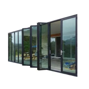 aluminium bi fold window and doors folding doors for bathrooms by Doorwin