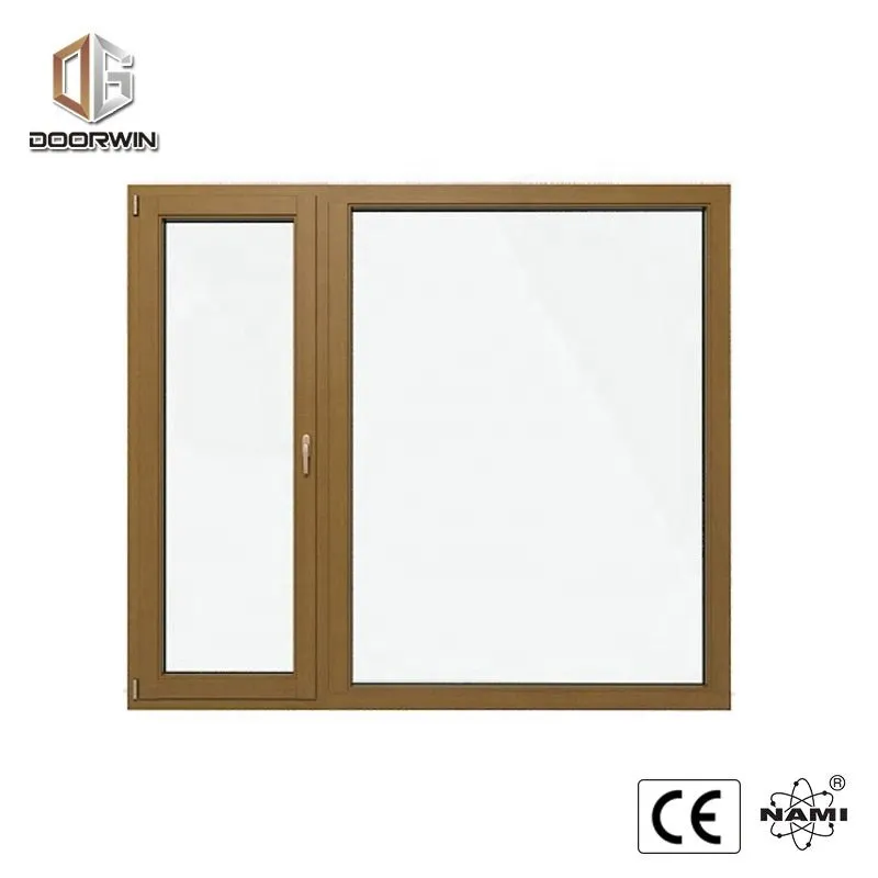 Aluminium monoblock double glass casement doors and windows
