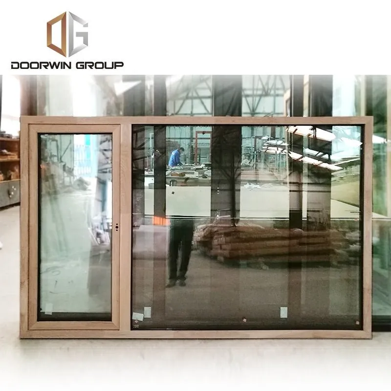 Aluminium monoblock double glass casement doors and windows