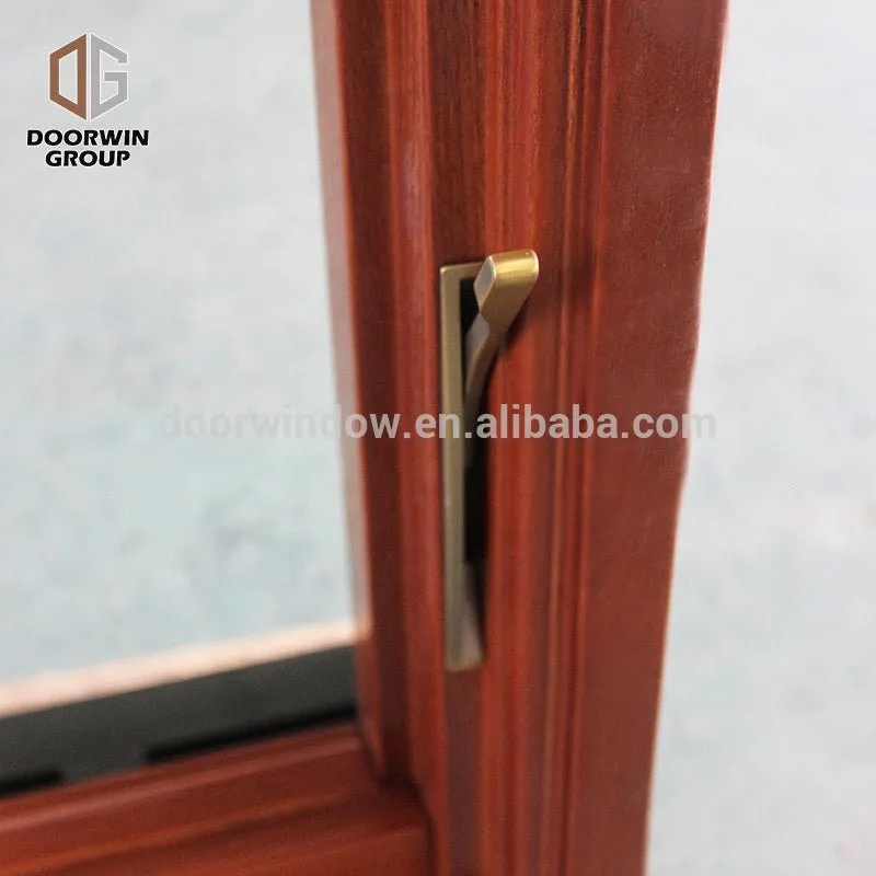 Aluminum corner window casement with handle aluminium latch by Doorwin