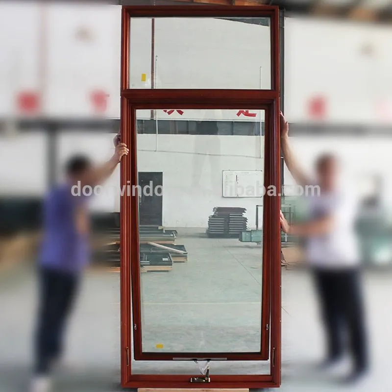Aluminum corner window casement with handle aluminium latch by Doorwin