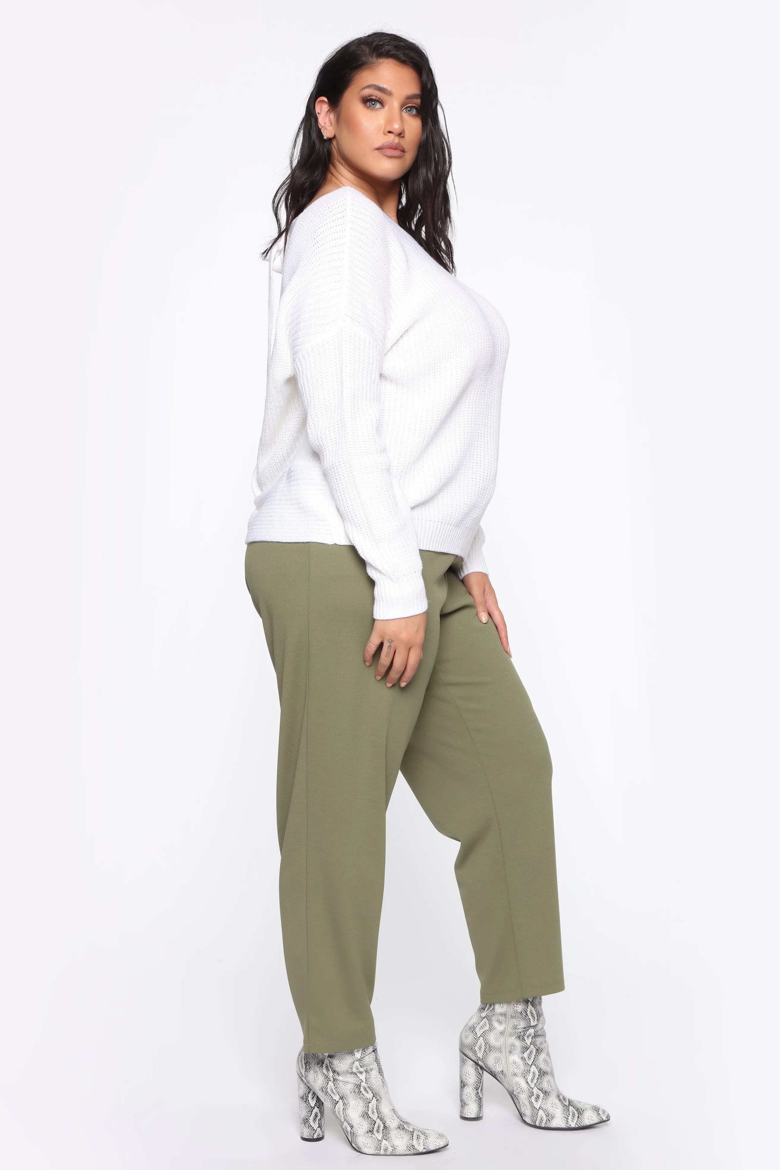 Always Remember Convertible Sweater - White