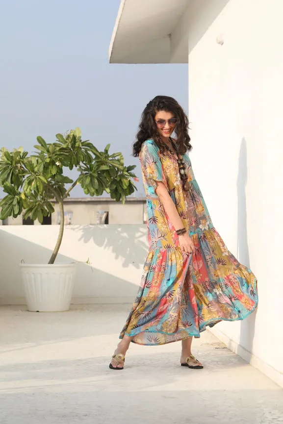 Amisha Short Sleeve Maxi Chai