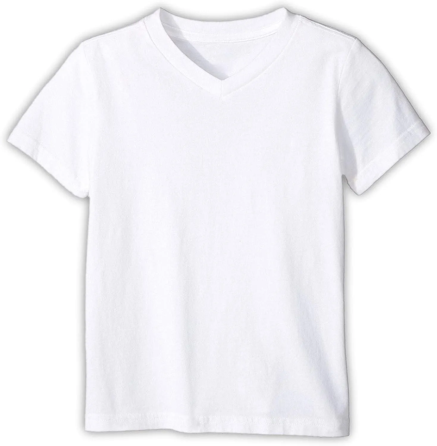 Andrew Scott Boys'12 Pack V Neck T Shirt Cotton Color Undershirts - Bonus Pack of 12