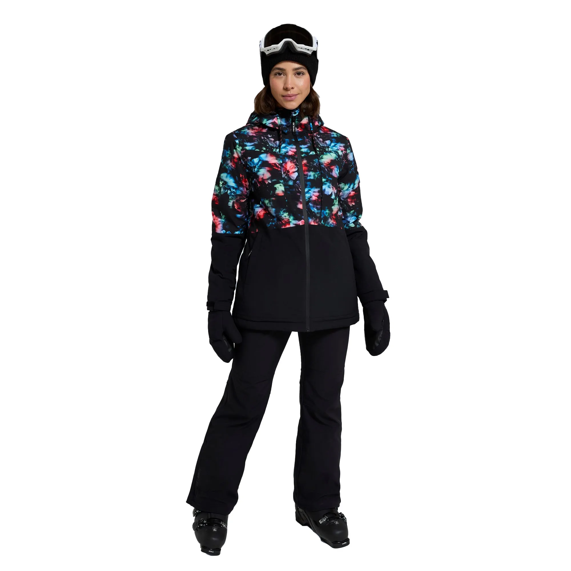 Animal Womens/Ladies Edge Graphic Print Ski Jacket
