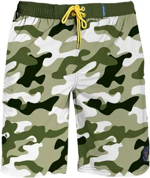 Banana Boat Men's Four-Way Stretch Performance Quick Dry Board Shorts with UPF 50  Sun Protection