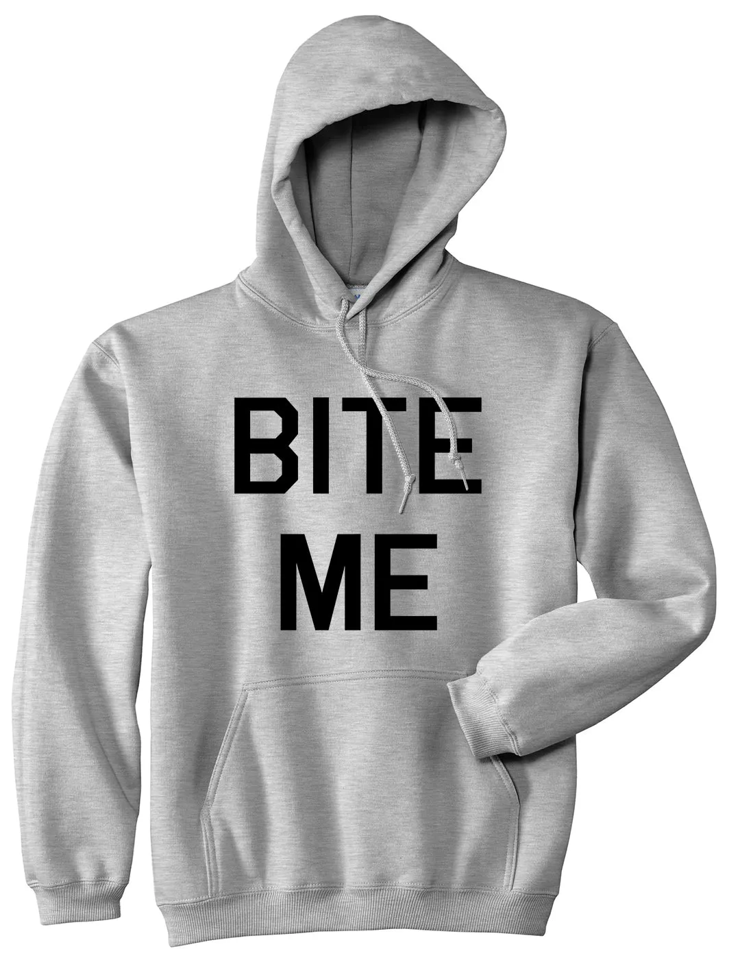 Bite Me Mens Pullover Hoodie