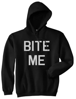 Bite Me Mens Pullover Hoodie