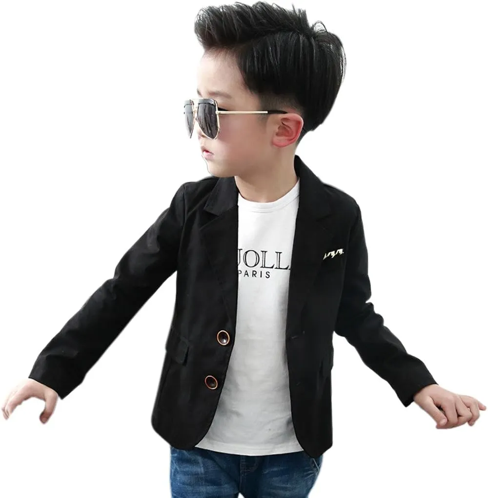 Boys Fashion Blazers Casual Jackets Coat 2-12Years