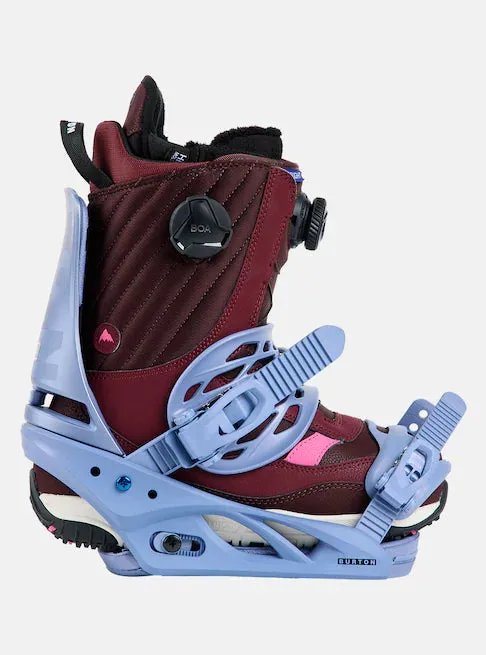 Burton Lexa Snowboard Bindings Womens 2024 Slate Blue