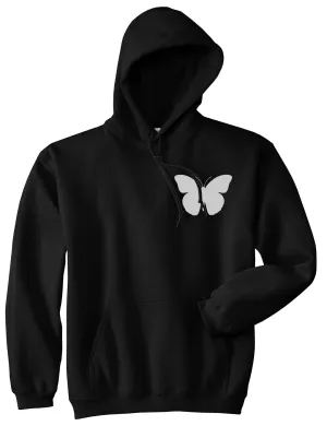 Butterfly Chest Mens Pullover Hoodie