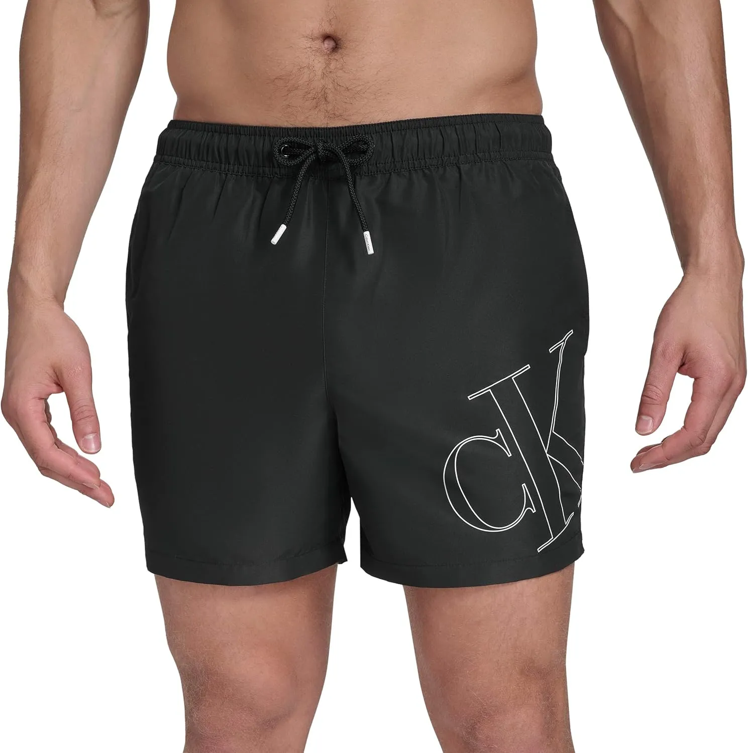 Calvin Klein Men's Volley Quick Dry Lightweight Swim Trunk