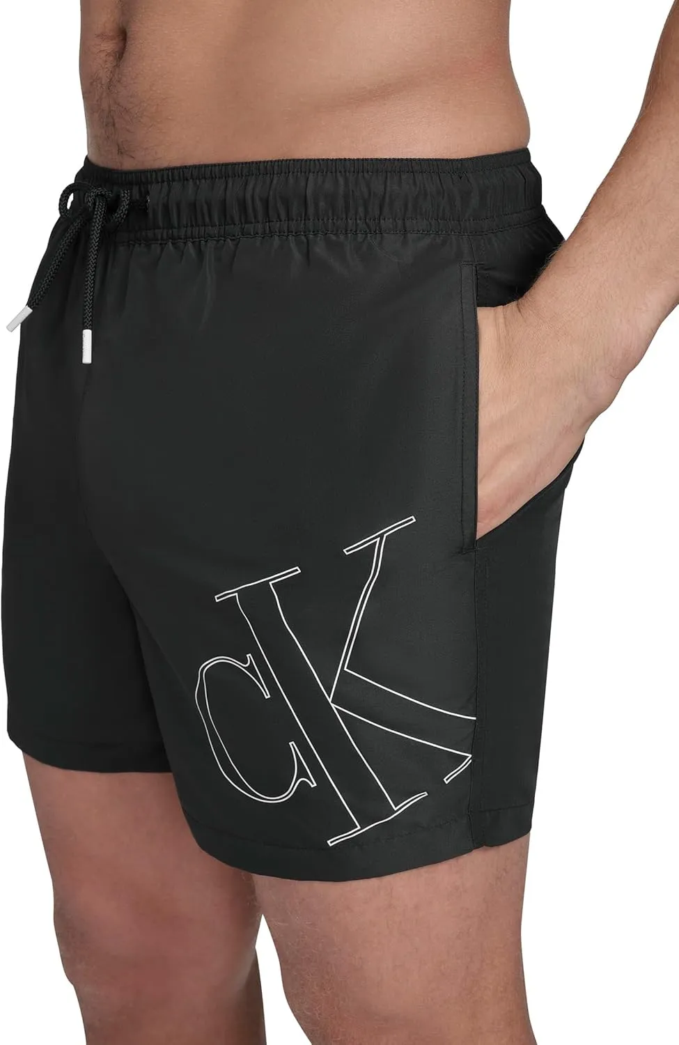 Calvin Klein Men's Volley Quick Dry Lightweight Swim Trunk