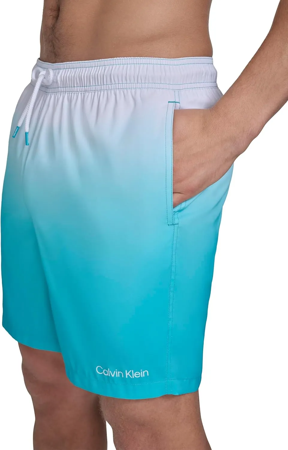 Calvin Klein Men's Volley Quick Dry Lightweight Swim Trunk