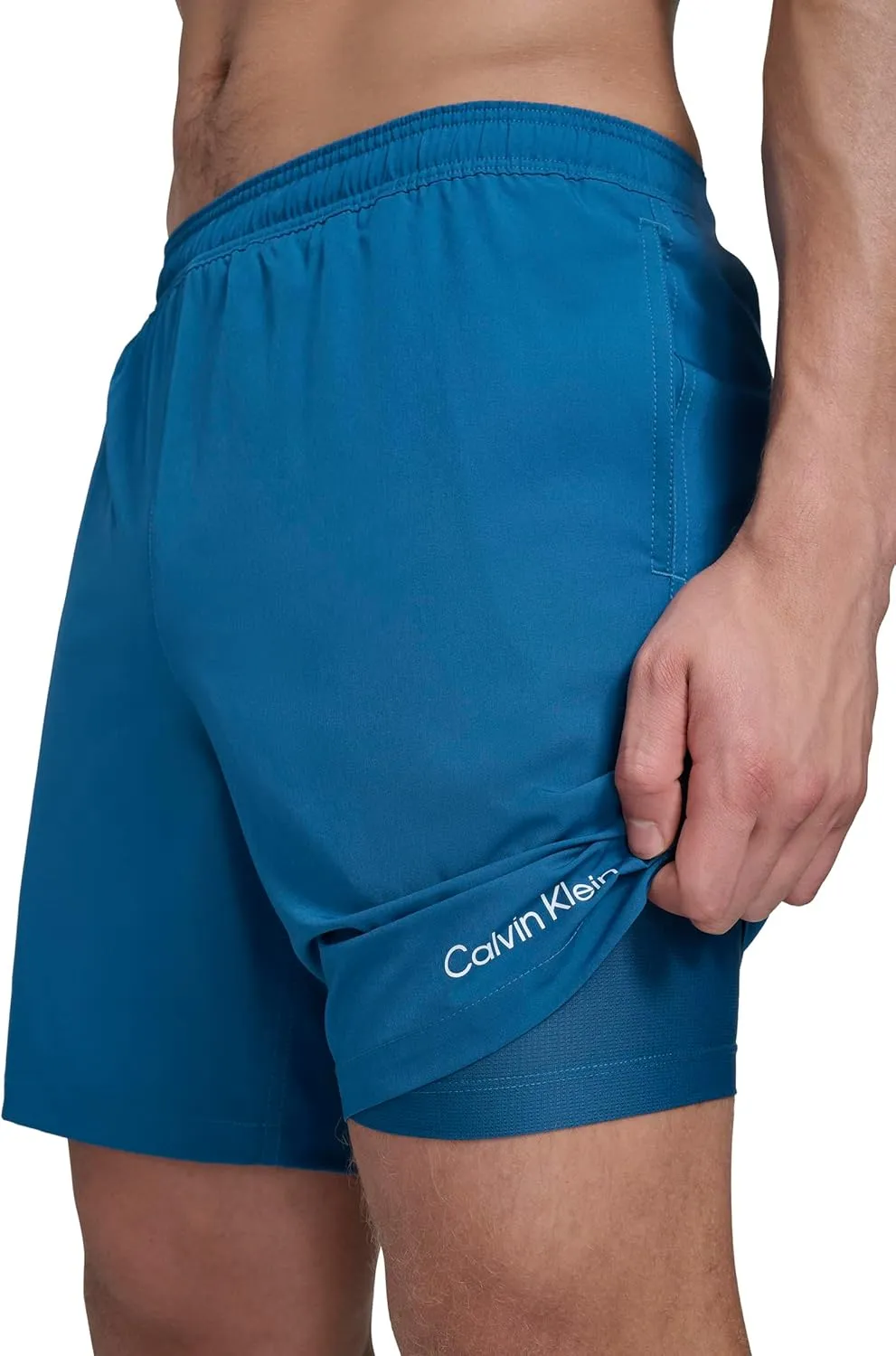 Calvin Klein Men's Volley Quick Dry Stretch Swim Trunk