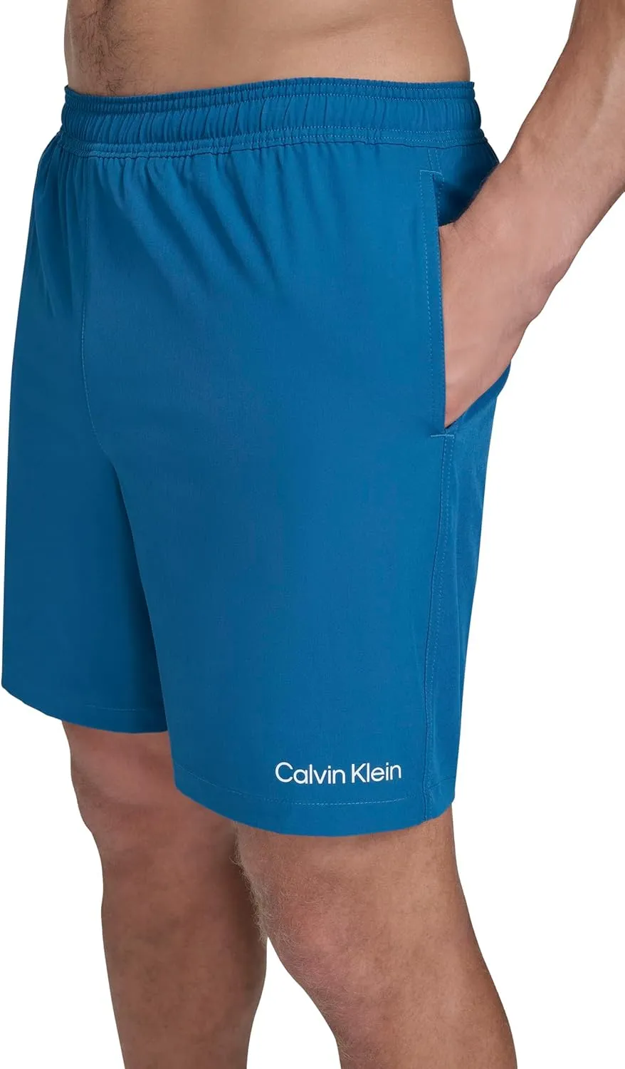 Calvin Klein Men's Volley Quick Dry Stretch Swim Trunk