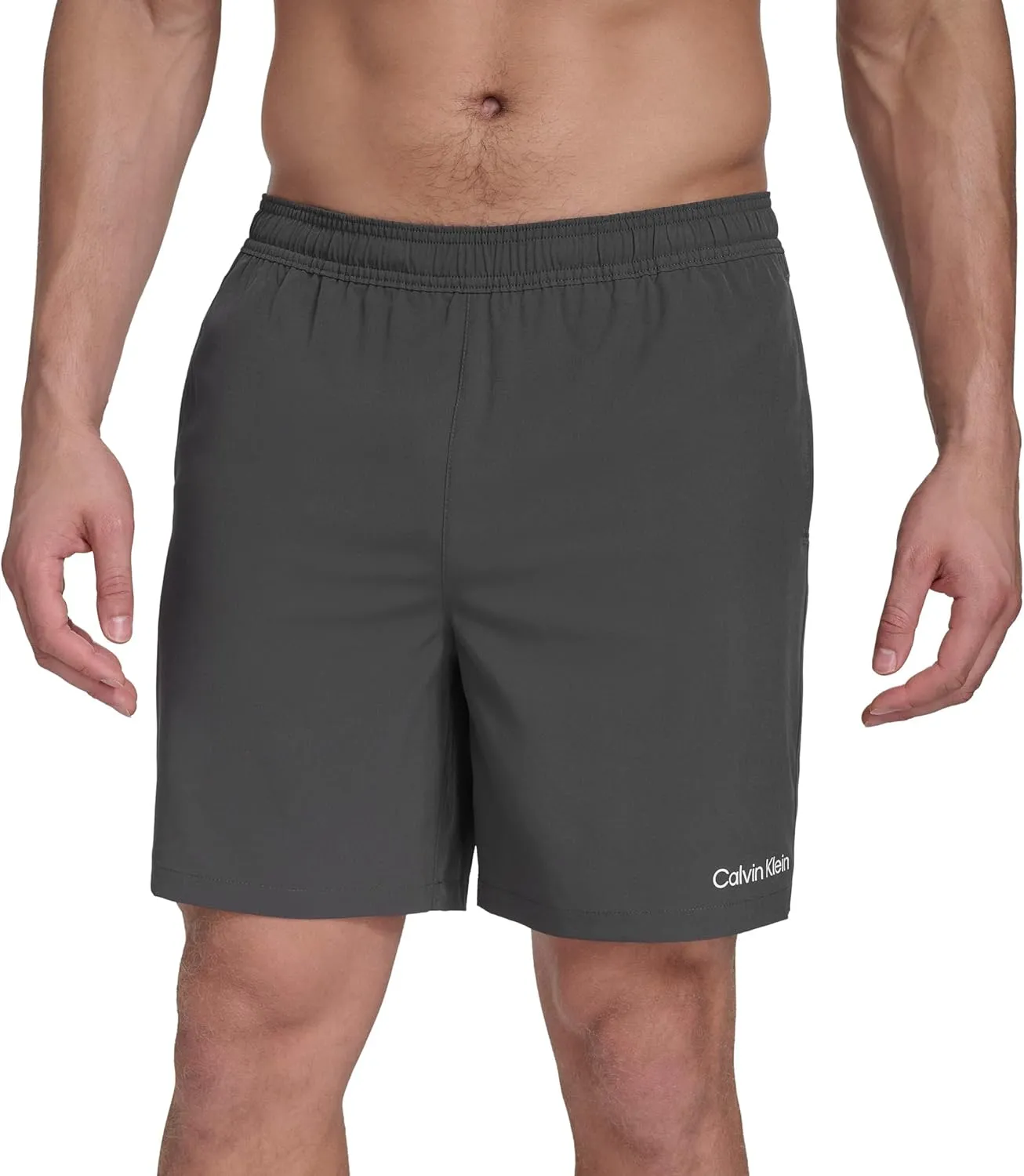 Calvin Klein Men's Volley Quick Dry Stretch Swim Trunk