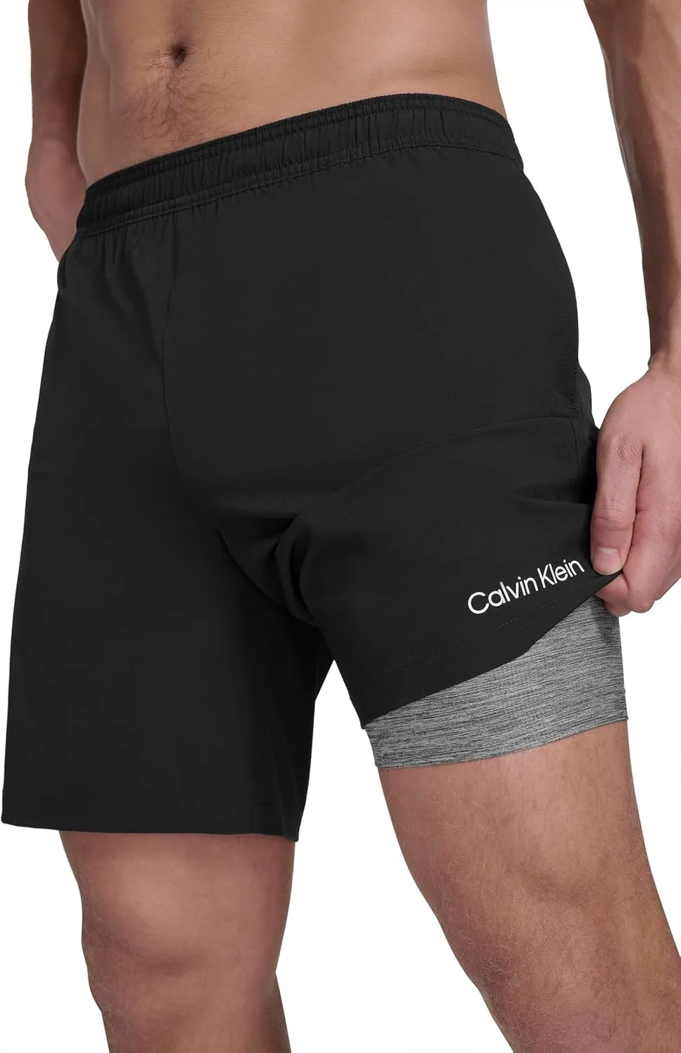 Calvin Klein Men's Volley Quick Dry Stretch Swim Trunk