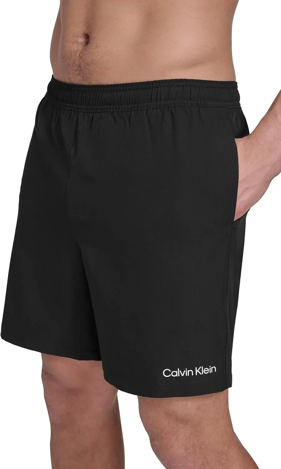 Calvin Klein Men's Volley Quick Dry Stretch Swim Trunk