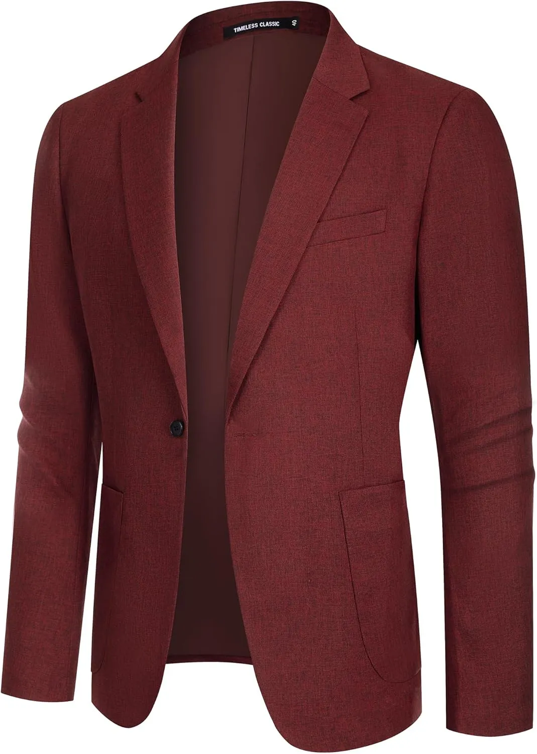 Casual Blazer for Men Linen Blazer Jacket Slim Fit Suit Jackets for Men Casual Blazer Sport Coat Linen Suits