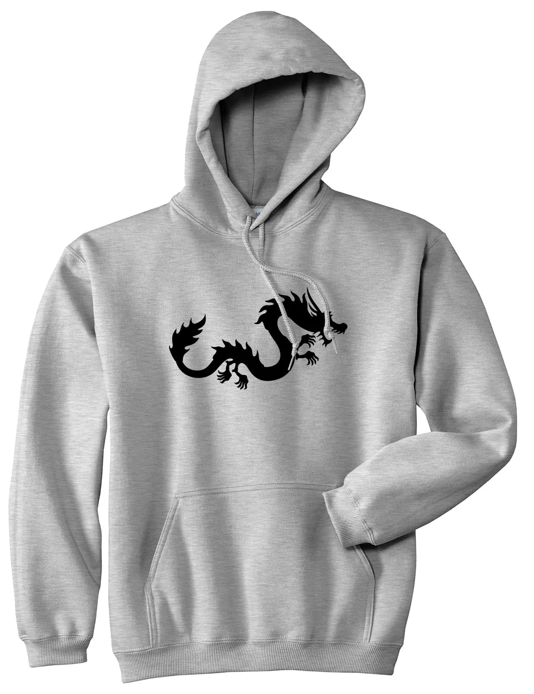 Chinese Dragon Mens Pullover Hoodie