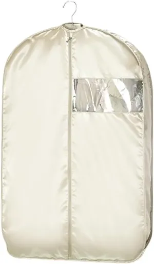 Clothes Cover 3.9" Gusseted Garment Bags for Hanging Clothes Dress Bags with Clear Window 3 Pack Suit Bags (Color : B, Size : 130 * 58cm)
