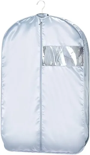 Clothes Cover 3.9" Gusseted Garment Bags for Hanging Clothes Dress Bags with Clear Window 3 Pack Suit Bags (Color : C, Size : 110 * 58cm)