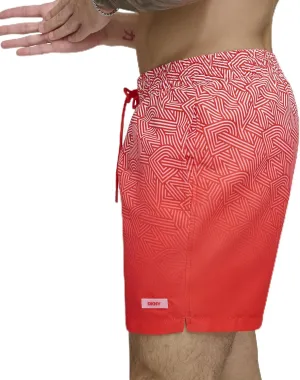 DKNY Men's Lightweight Quick Dry Volley UPF 40  Protection Swim Trunk