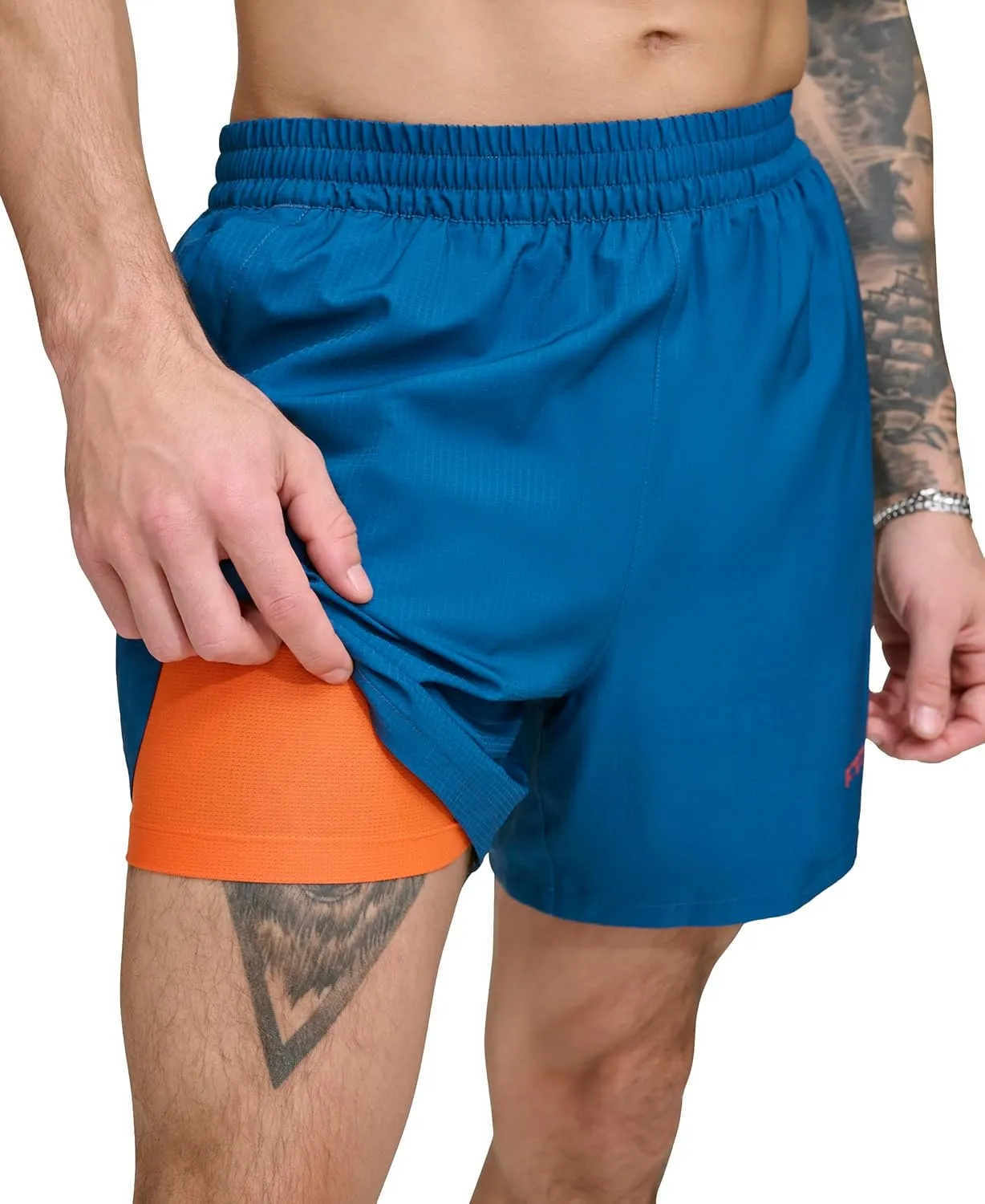 DKNY Men's Stretch Quick Dry Volley UPF 40  Protection Swim Trunk