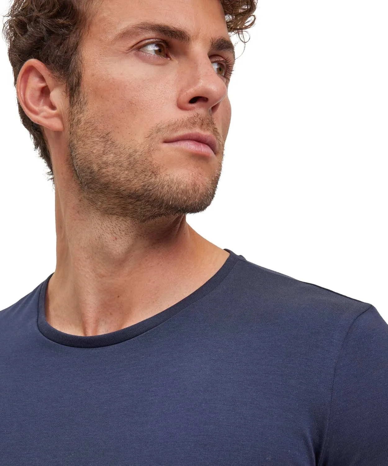 FALKE Men's Daily Comfort Round Neck T-Shirt 2-Pack