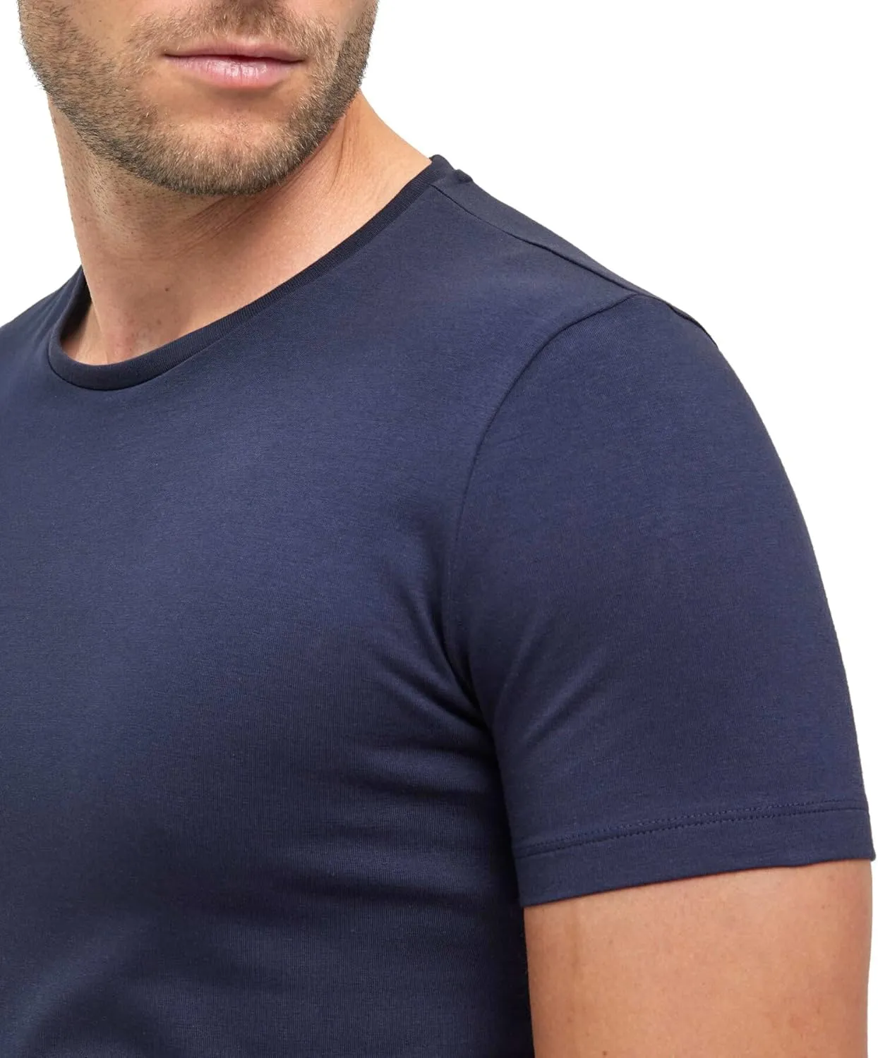 FALKE Men's Daily Comfort Round Neck T-Shirt 2-Pack