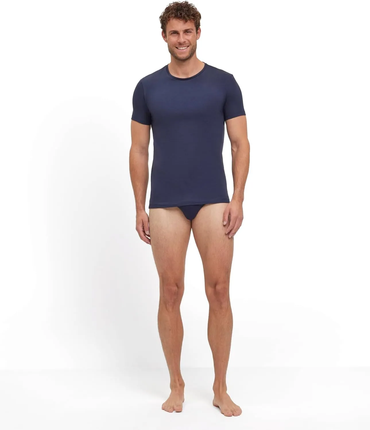 FALKE Men's Daily Comfort Round Neck T-Shirt 2-Pack