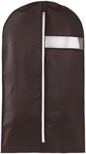 Habrur Clothes Cover 5 Pack Foldable Garment Bag Non-Woven Suit Bag with Clear Window Garment Bags Suit Bags (Color : A, Size : 58 * 105cm)