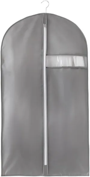 Habrur Clothes Cover 5 Pack Foldable Garment Bag Non-Woven Suit Bag with Clear Window Garment Bags Suit Bags (Color : B, Size : 58 * 88cm)