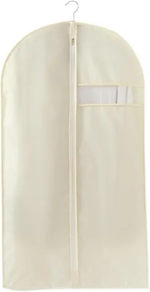 Habrur Clothes Cover 5 Pack Foldable Garment Bag Non-Woven Suit Bag with Clear Window Garment Bags Suit Bags (Color : D, Size : 58 * 105cm)