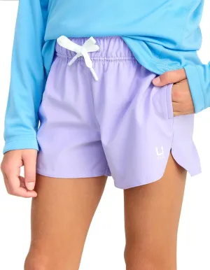 HUK Boys' Pursuit Volley, Quick-Dry Fishing Shorts for Kids