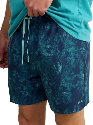 HUK Men's Pursuit Volley Pattern, Quick-Dry Shorts