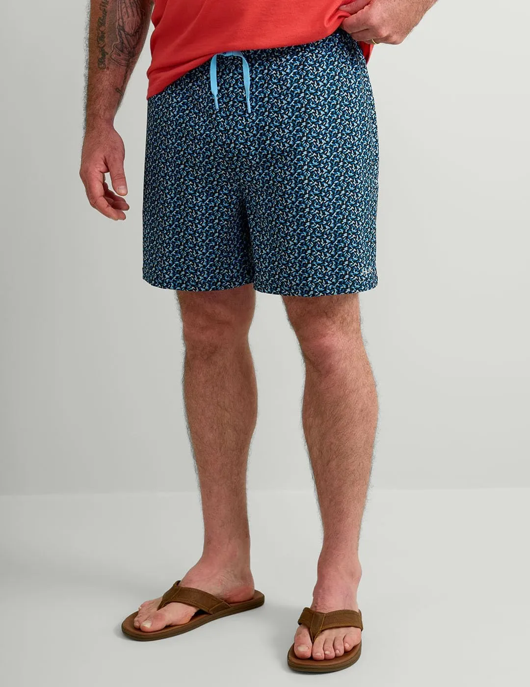 HUK Men's Pursuit Volley Pattern, Quick-Dry Shorts
