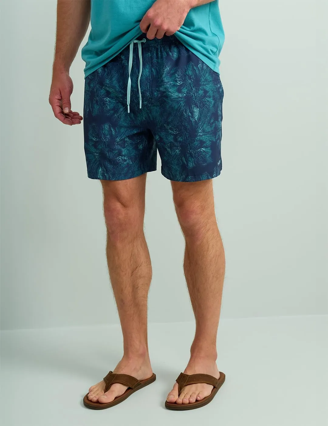 HUK Men's Pursuit Volley Pattern, Quick-Dry Shorts