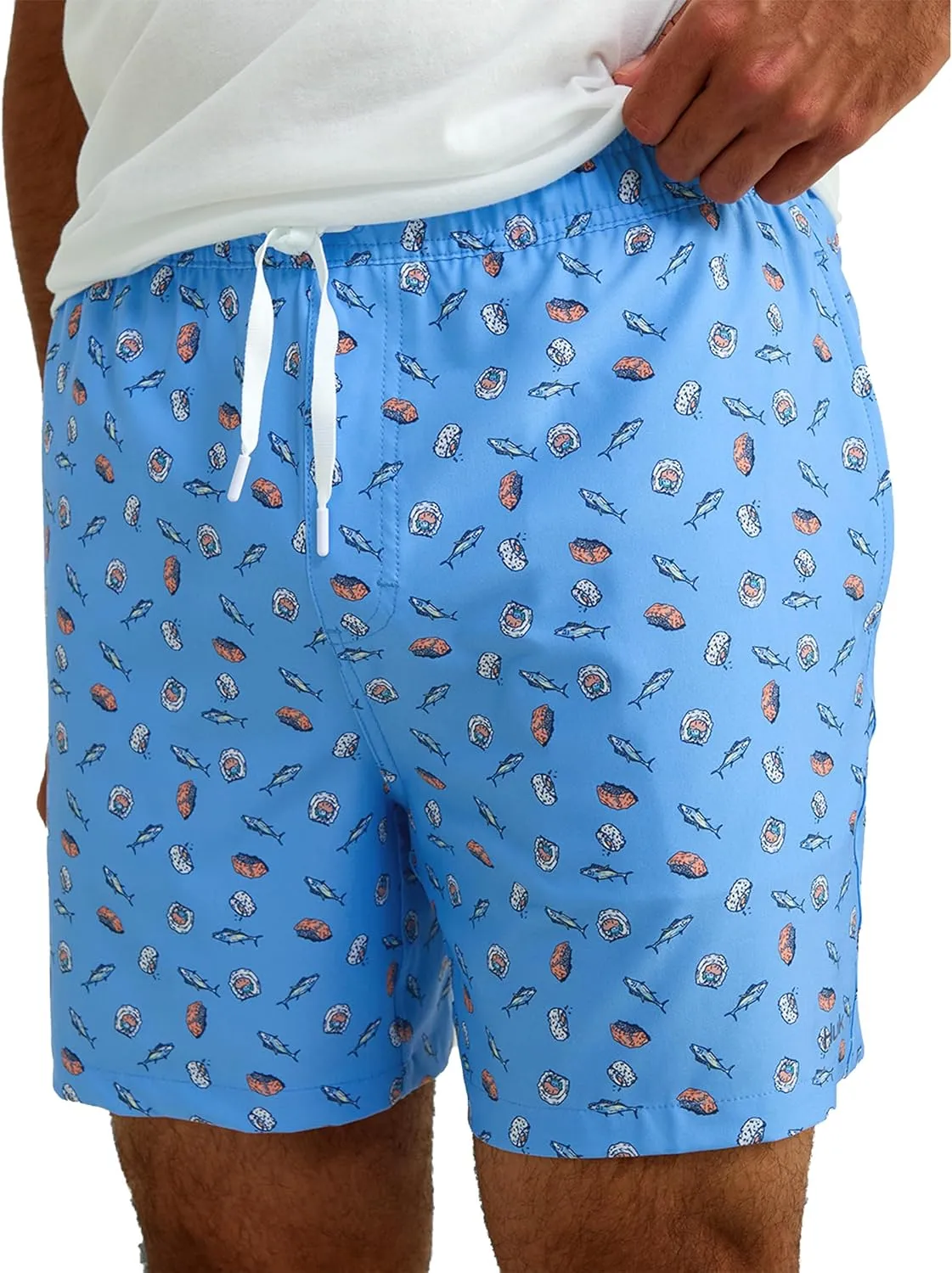 HUK Men's Pursuit Volley Pattern, Quick-Dry Swim Shorts
