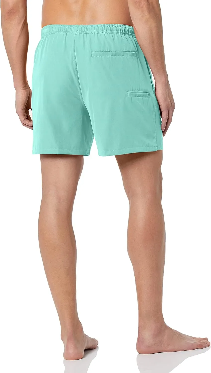 HUK Men's Volley 5.5" Elastic Waist Quick-Dry Swim Shorts
