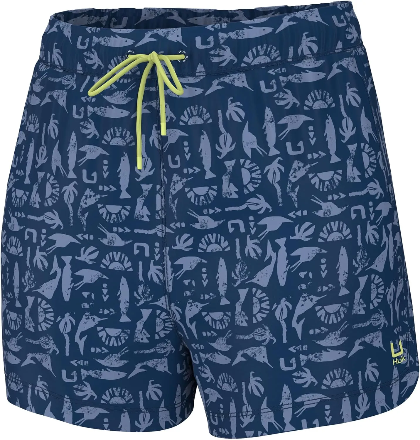 HUK Pursuit Volley Pattern, Quick-Dry Shorts for Women