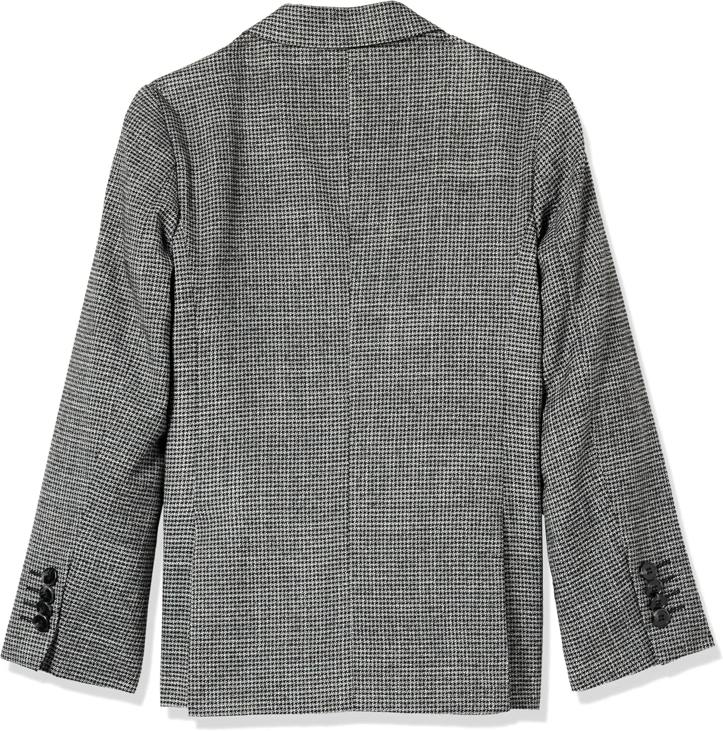 Isaac Mizrahi Slim Fit Boy's Peak Lapel Stretch Tweed Blazer