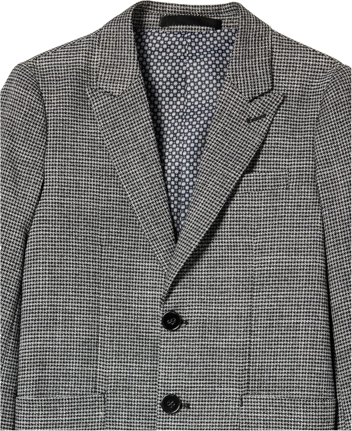 Isaac Mizrahi Slim Fit Boy's Peak Lapel Stretch Tweed Blazer